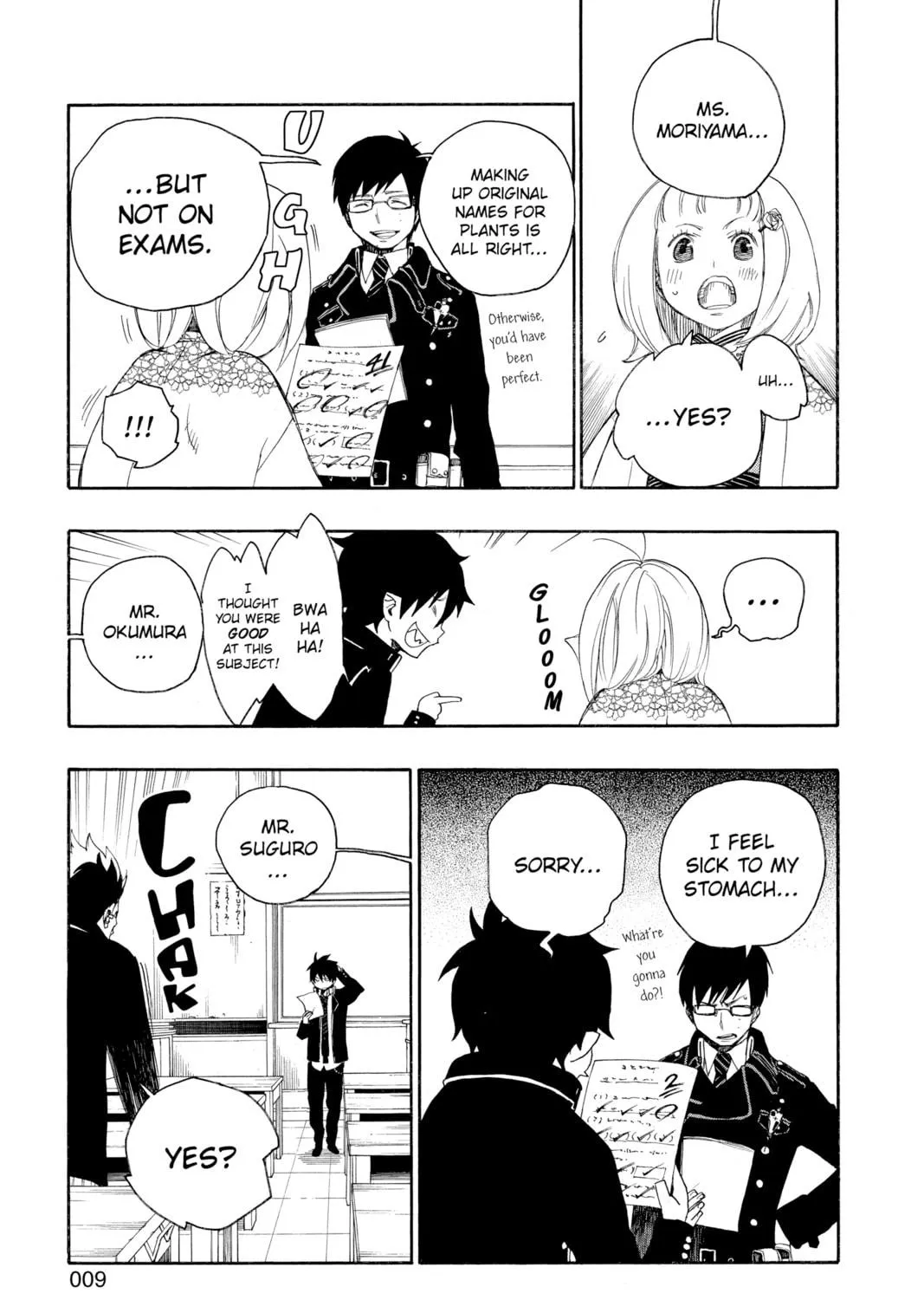 Read Blue Exorcist chapter 4 image 8 on Lezhin