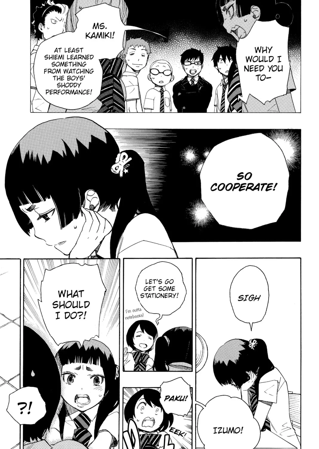 Read Blue Exorcist chapter 41 image 20 on Lezhin