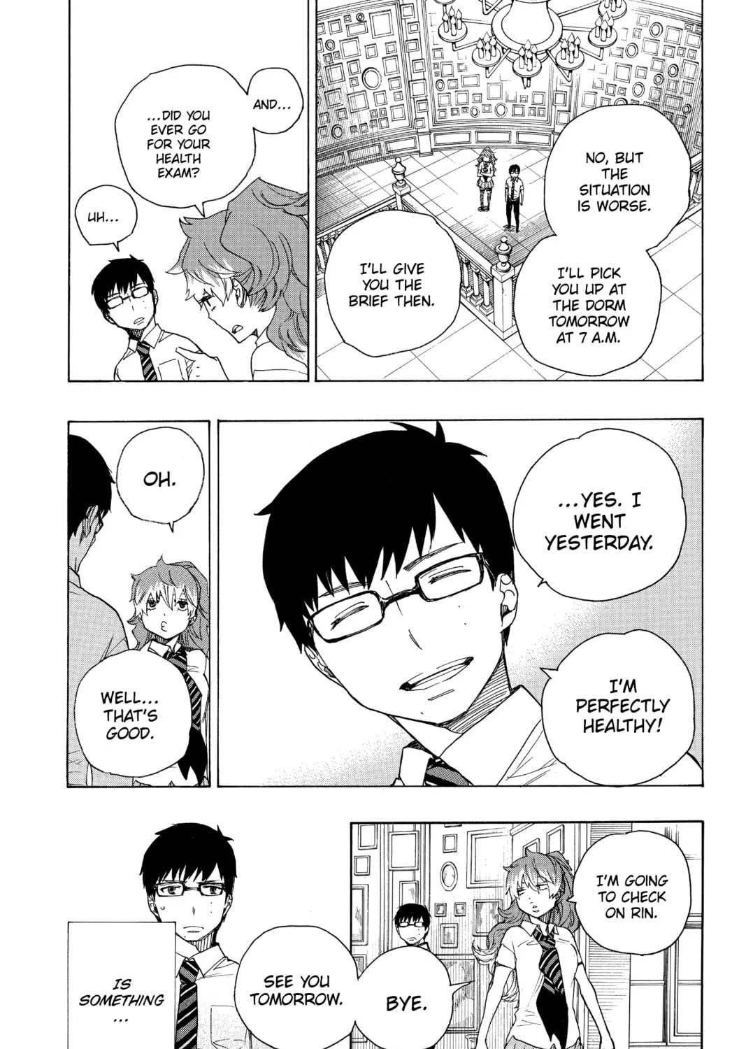 Read Blue Exorcist chapter 42 image 12 on Lezhin