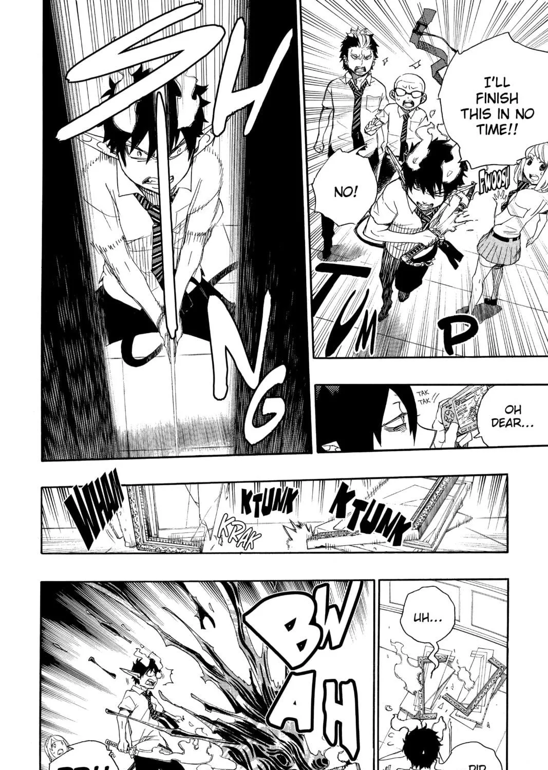 Read Blue Exorcist chapter 43 image 18 on Lezhin