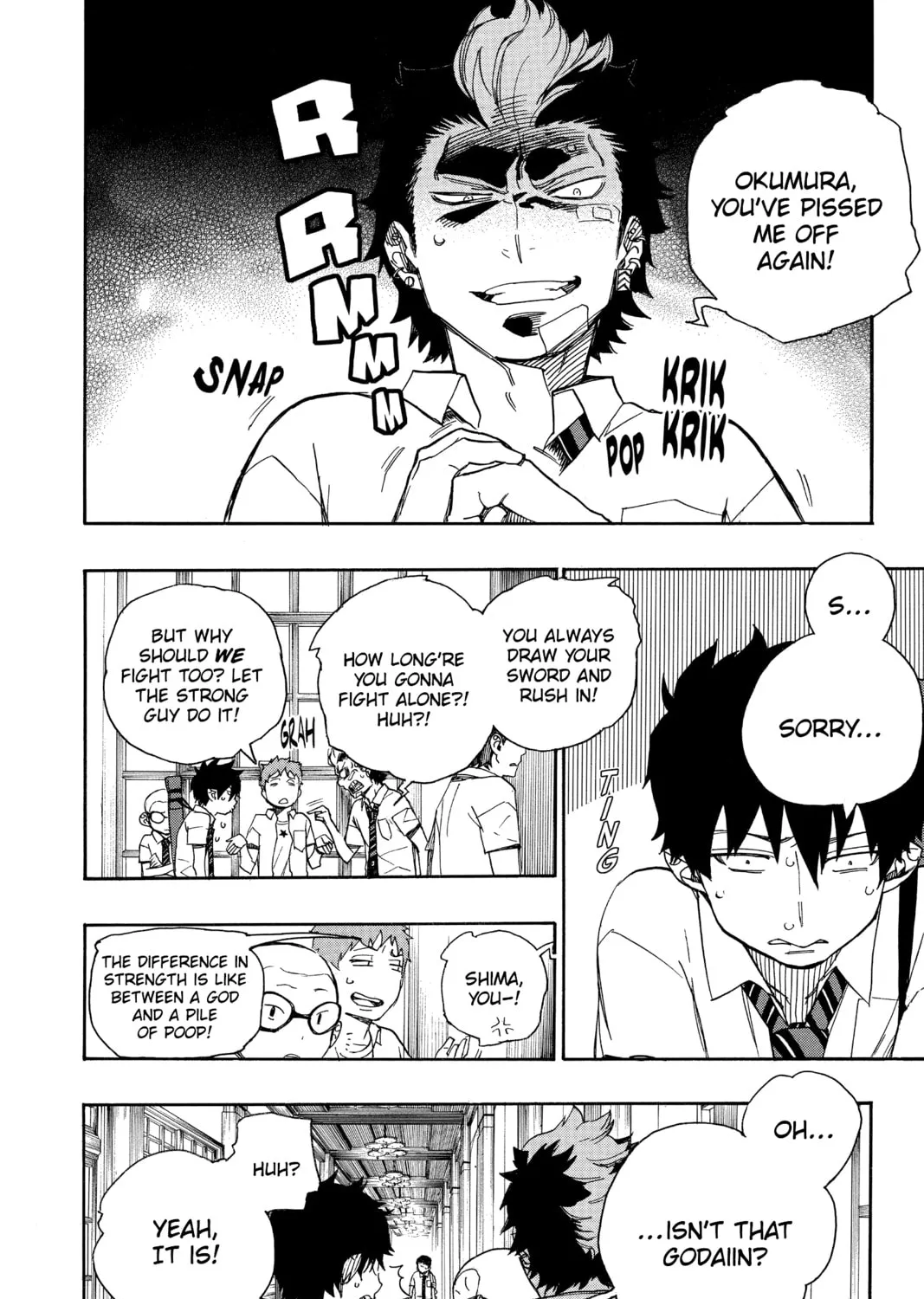 Read Blue Exorcist chapter 43 image 2 on Lezhin