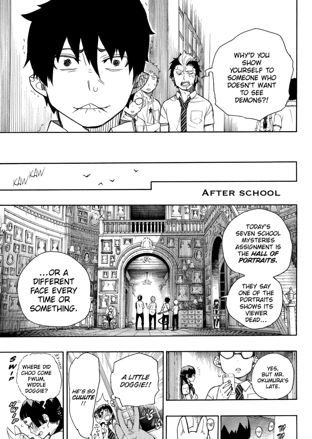 Read Blue Exorcist chapter 43 image 8 on Lezhin