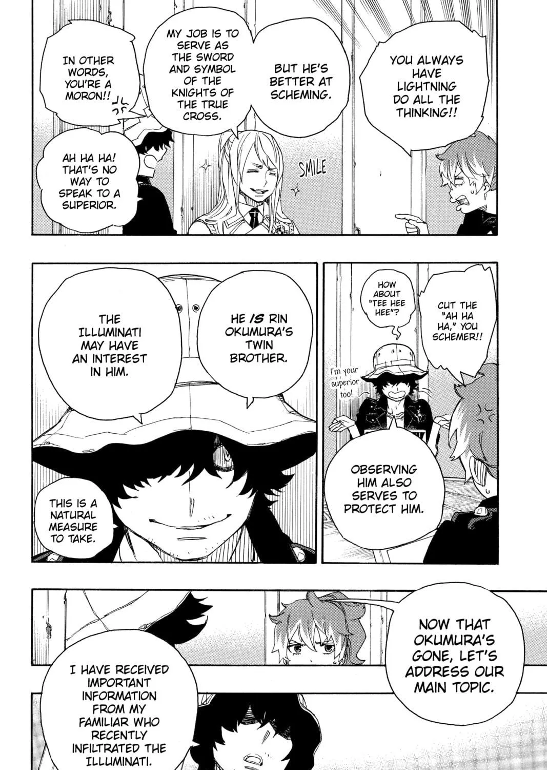 Read Blue Exorcist chapter 44 image 22 on Lezhin