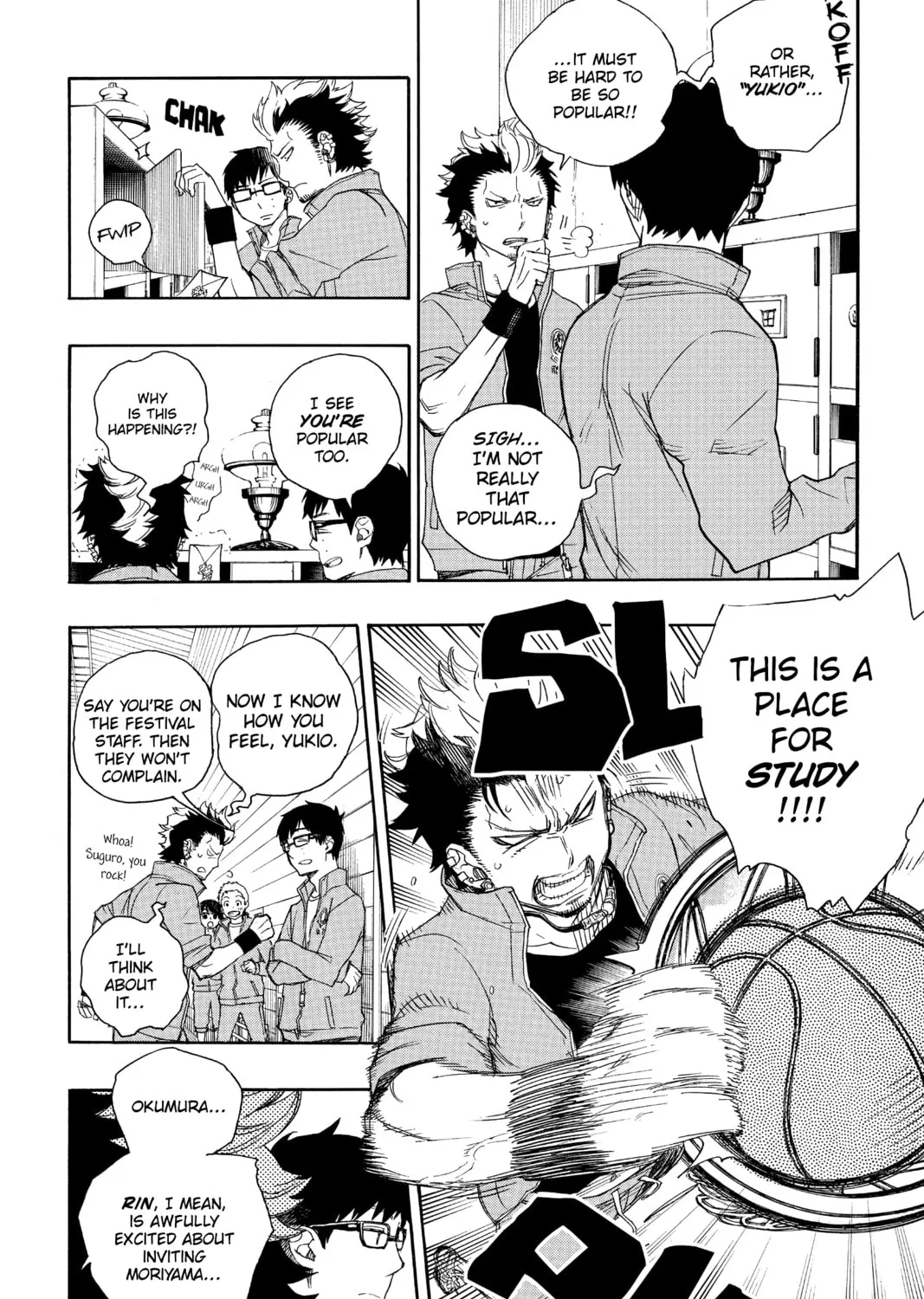 Read Blue Exorcist chapter 46 image 2 on Lezhin