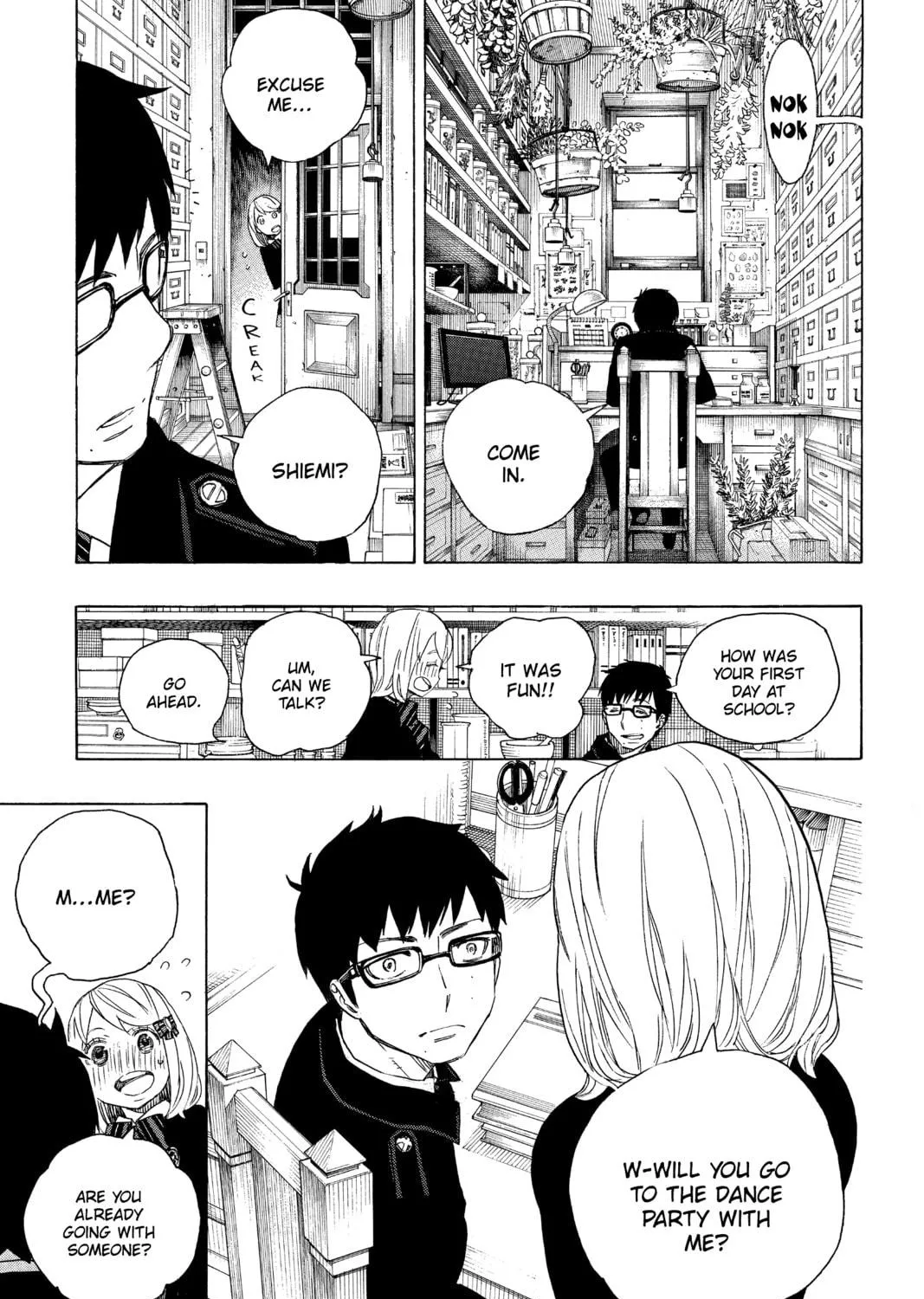 Read Blue Exorcist chapter 46 image 28 on Lezhin