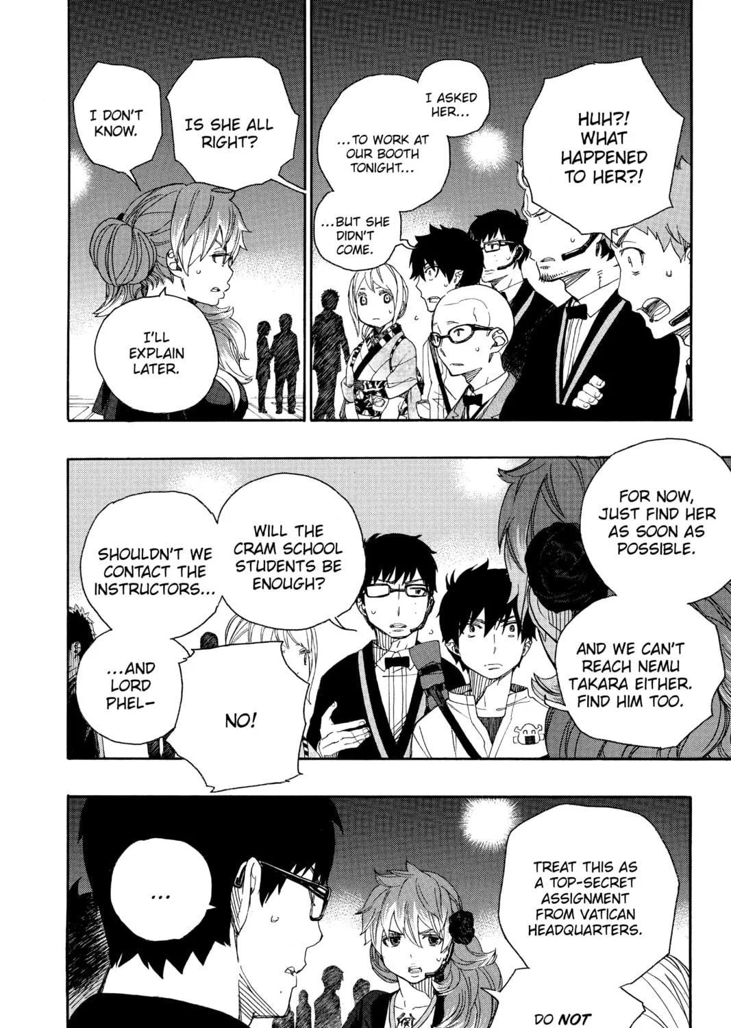Read Blue Exorcist chapter 48 image 22 on Lezhin