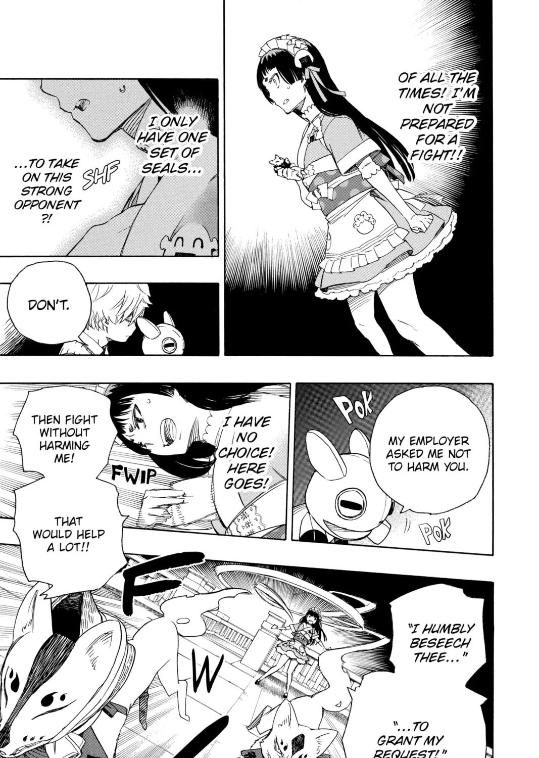 Read Blue Exorcist chapter 48 image 32 on Lezhin