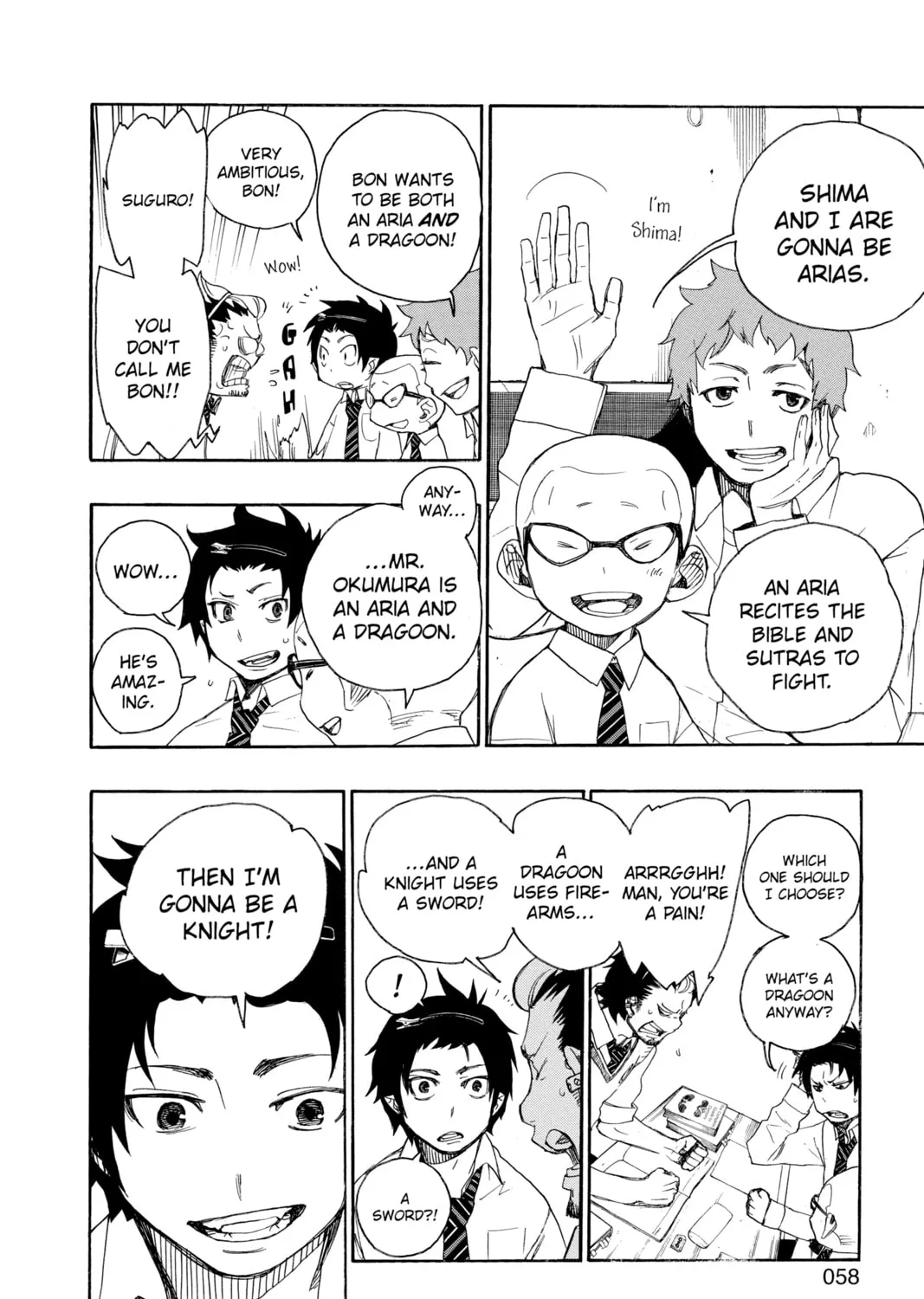 Read Blue Exorcist chapter 5 image 14 on Lezhin
