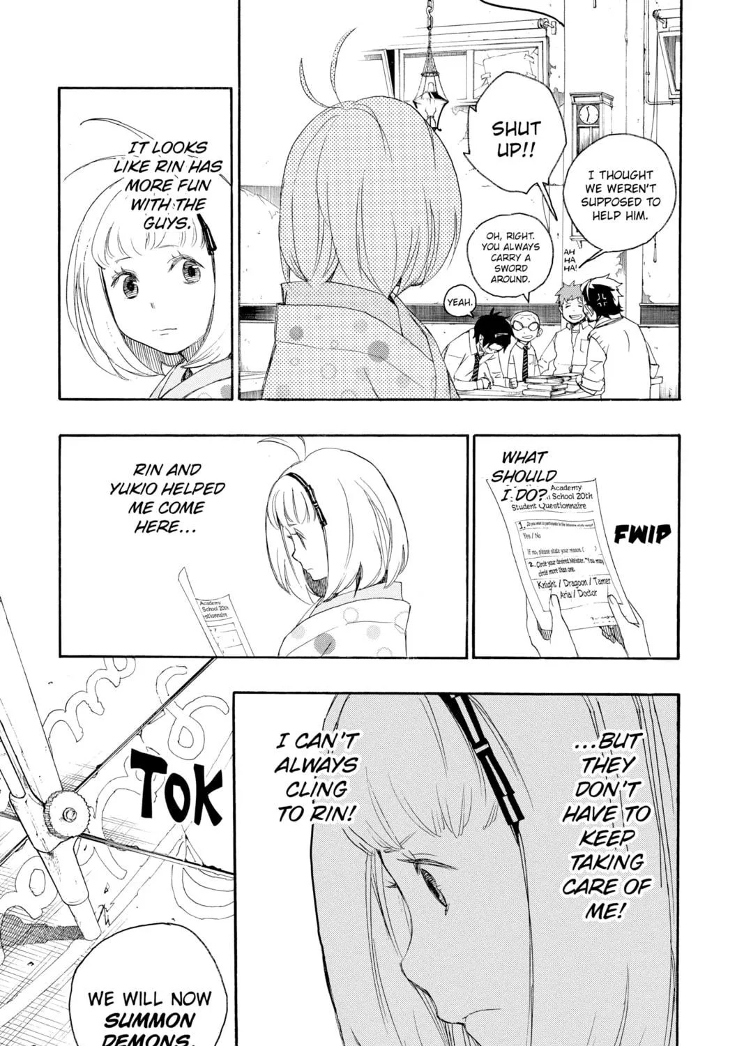 Read Blue Exorcist chapter 5 image 16 on Lezhin