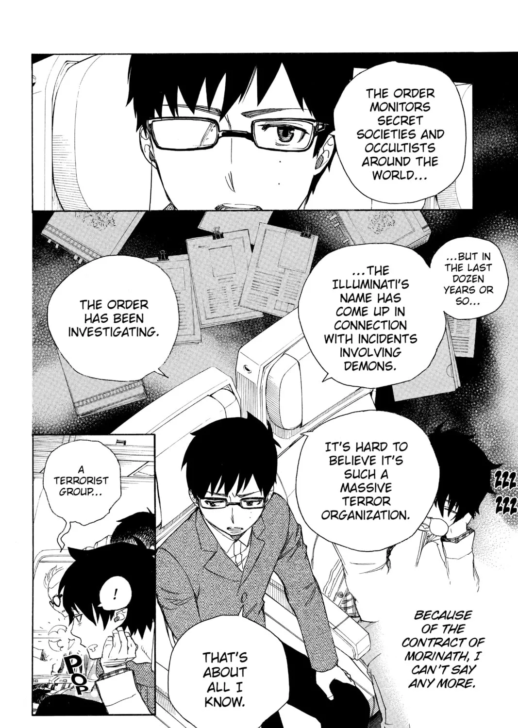 Read Blue Exorcist chapter 50 image 26 on Lezhin