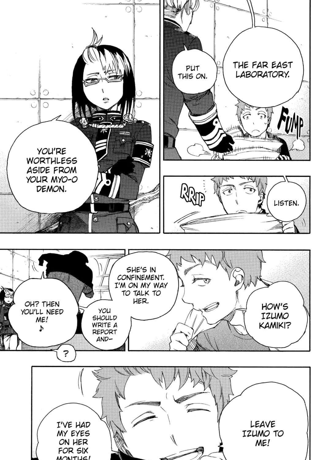 Read Blue Exorcist chapter 50 image 4 on Lezhin