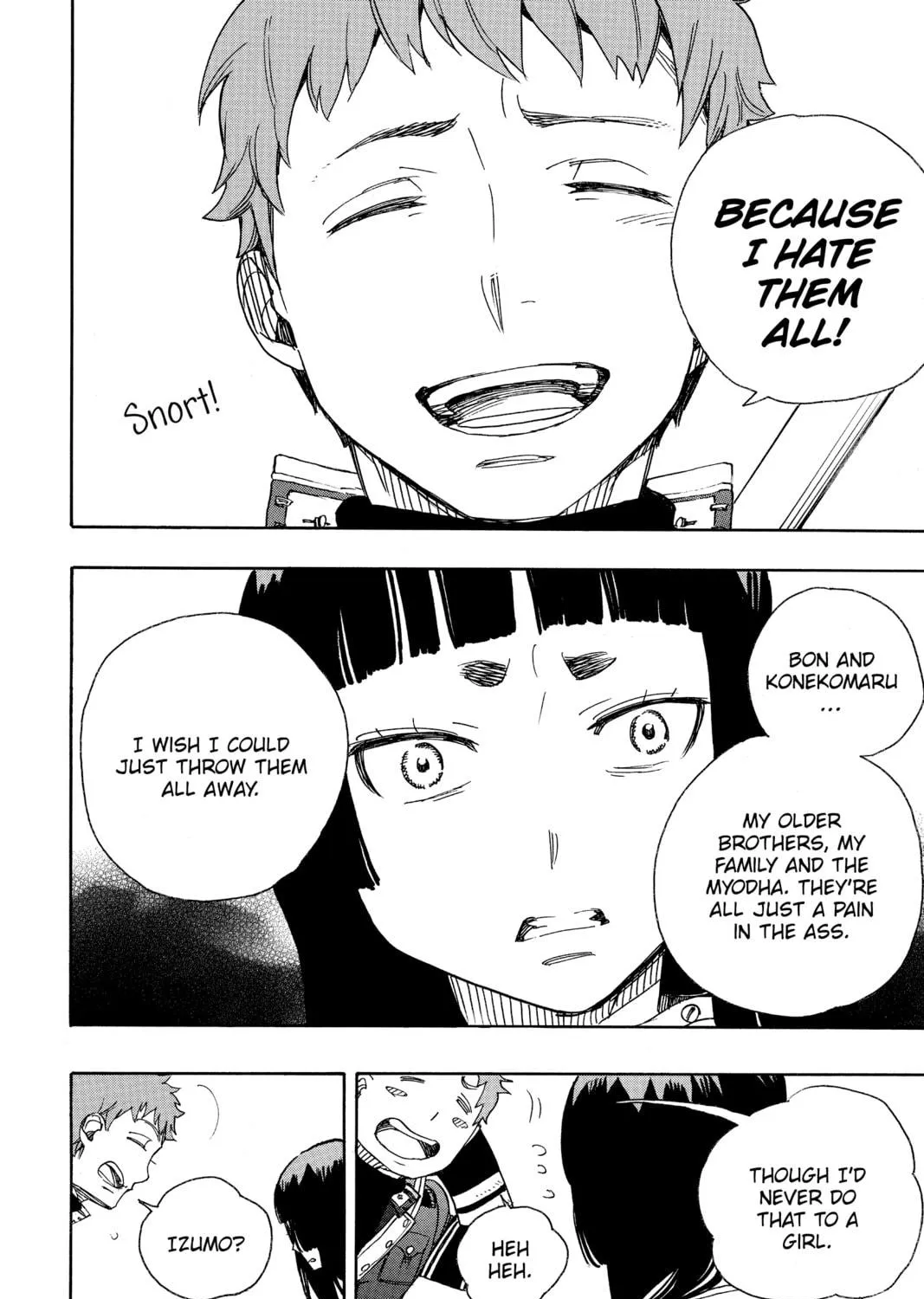 Read Blue Exorcist chapter 51 image 52 on Lezhin