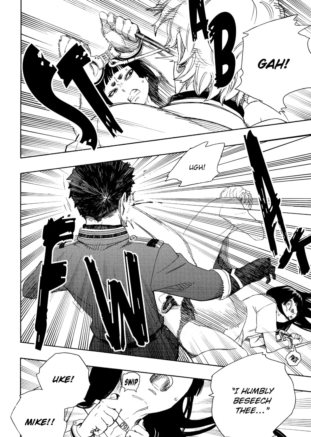 Read Blue Exorcist chapter 54 image 14 on Lezhin