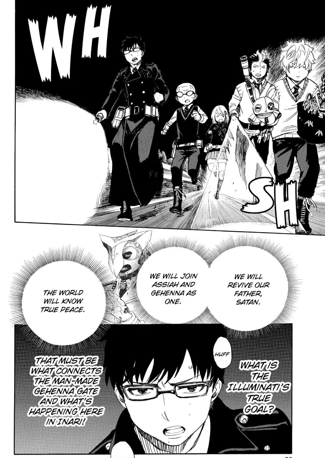 Read Blue Exorcist chapter 54 image 34 on Lezhin