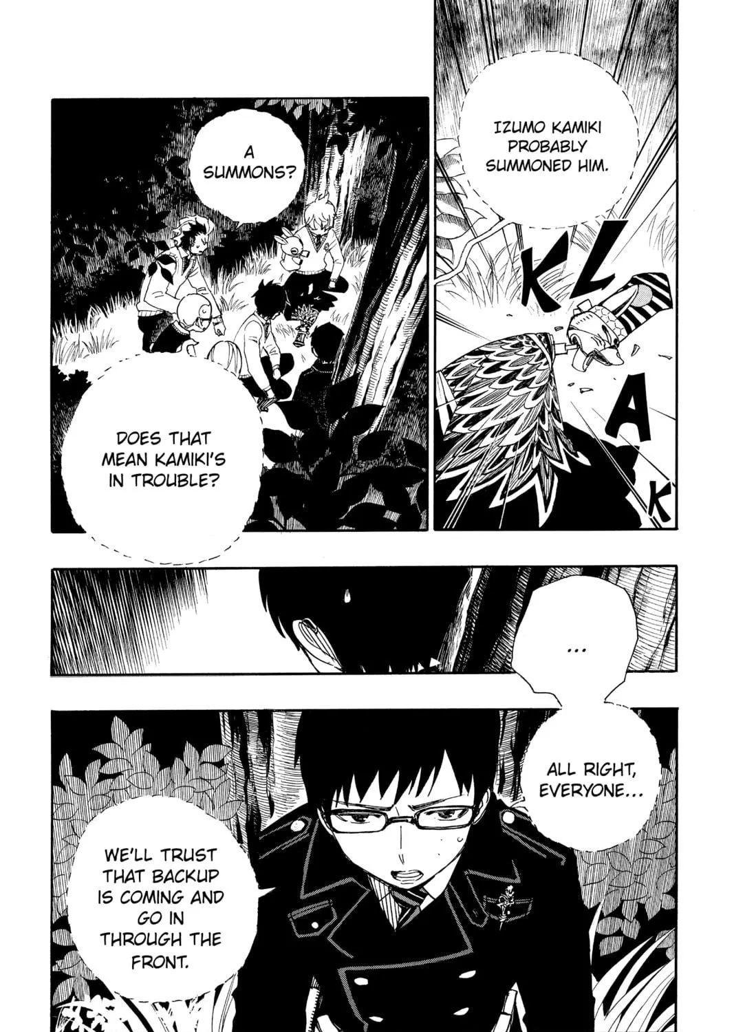 Read Blue Exorcist chapter 54 image 46 on Lezhin