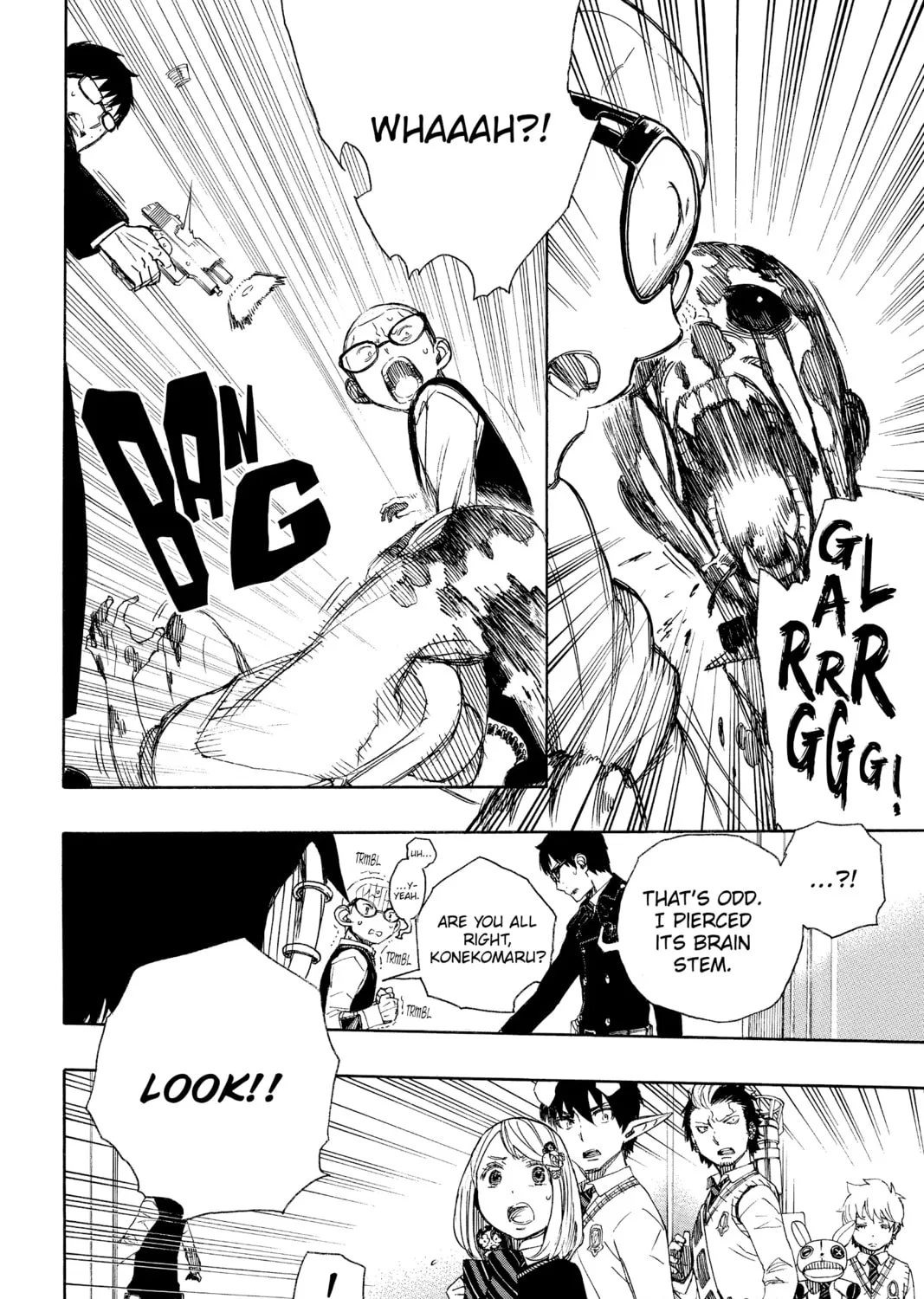 Read Blue Exorcist chapter 55 image 14 on Lezhin