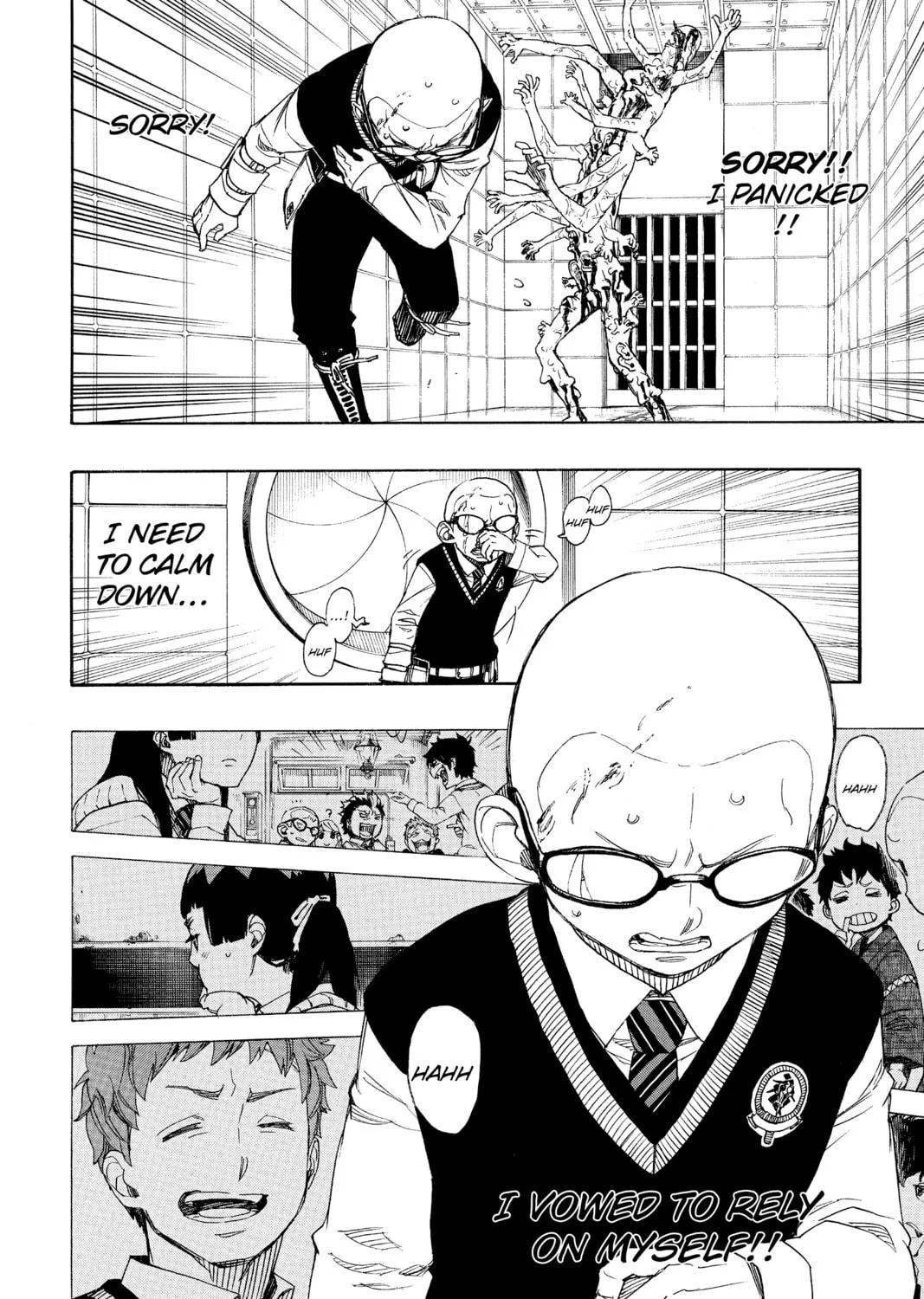 Read Blue Exorcist chapter 57 image 18 on Lezhin