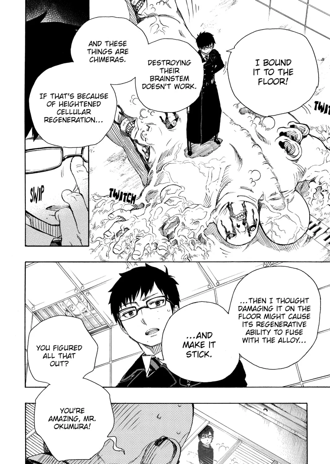Read Blue Exorcist chapter 57 image 44 on Lezhin
