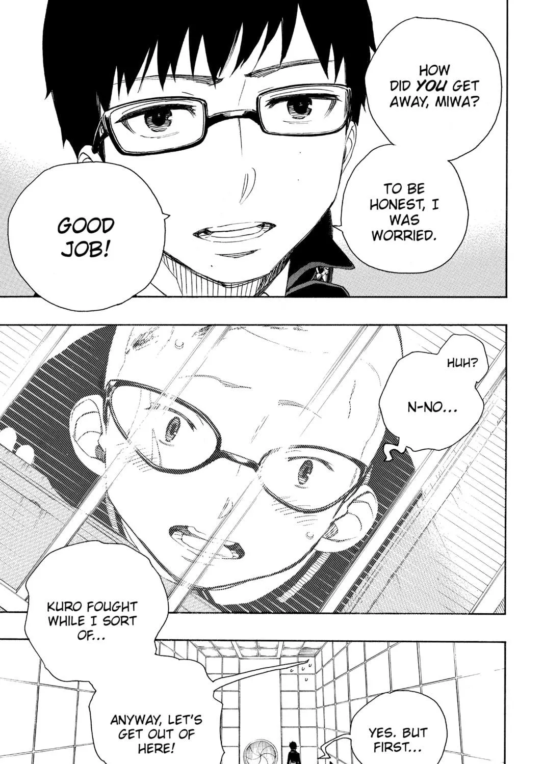 Read Blue Exorcist chapter 57 image 46 on Lezhin