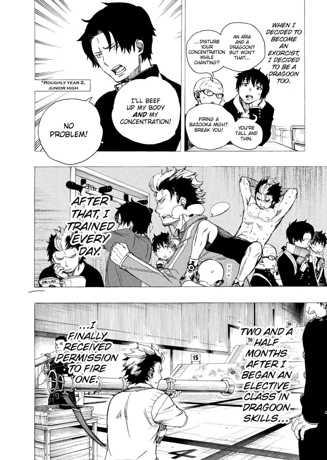 Read Blue Exorcist chapter 58 image 16 on Lezhin
