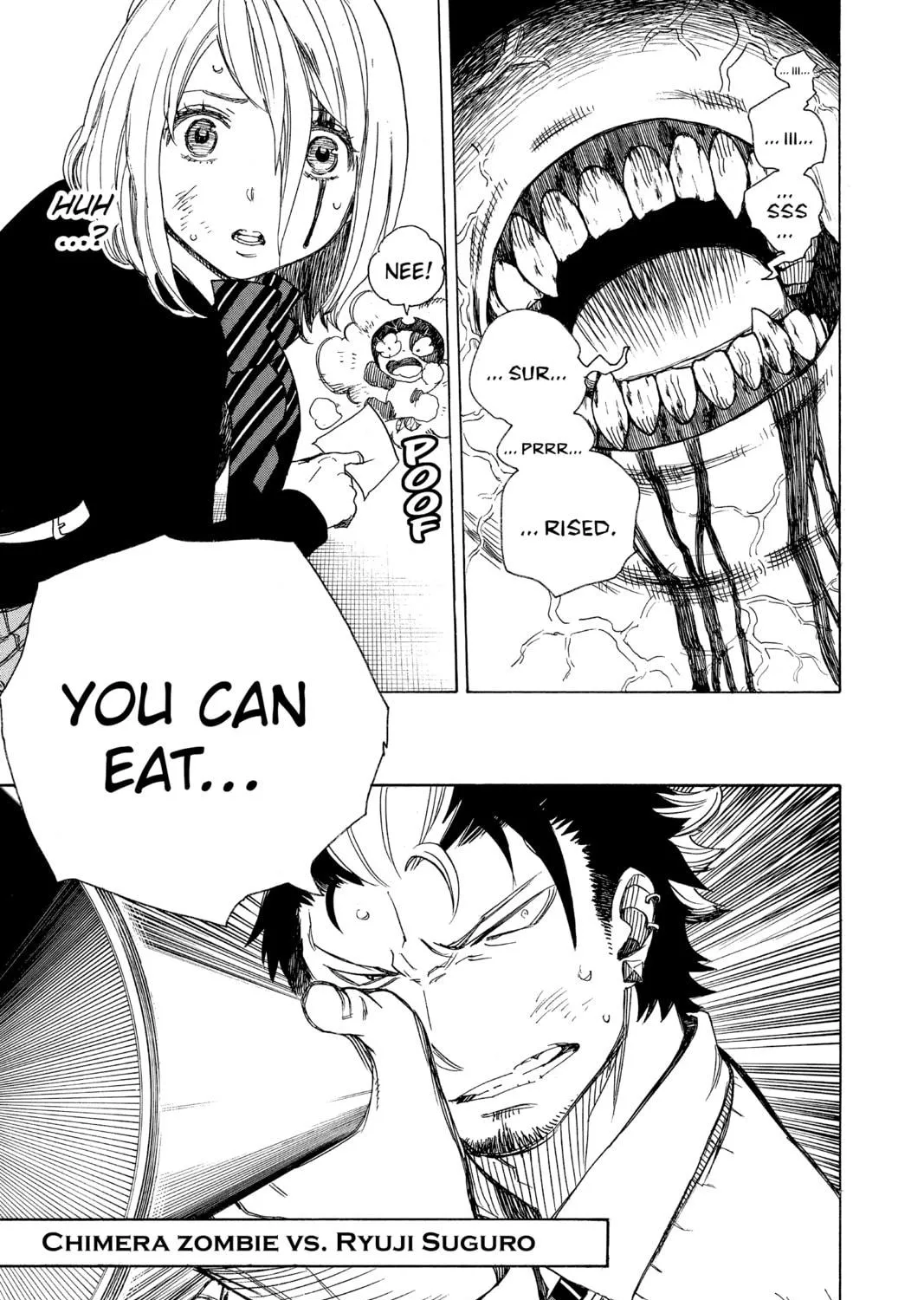 Read Blue Exorcist chapter 58 image 8 on Lezhin