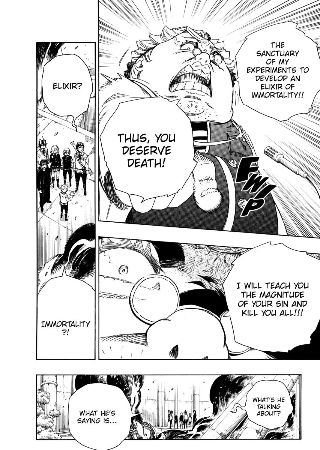 Read Blue Exorcist chapter 59 image 10 on Lezhin