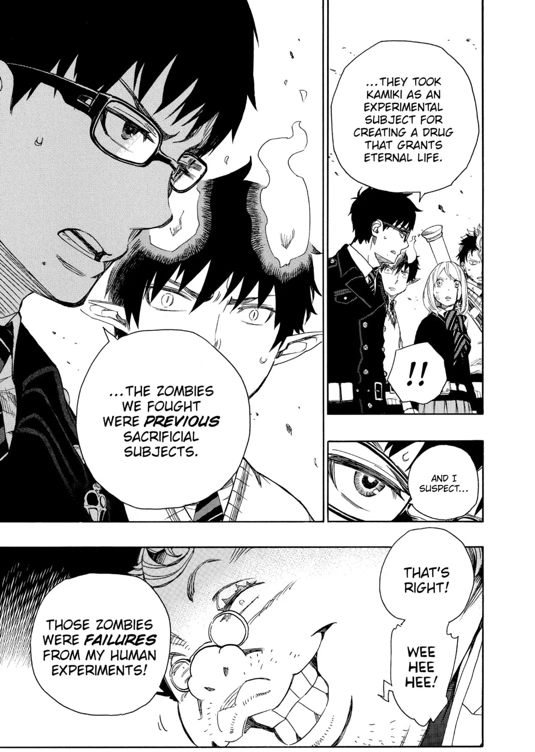 Read Blue Exorcist chapter 59 image 12 on Lezhin