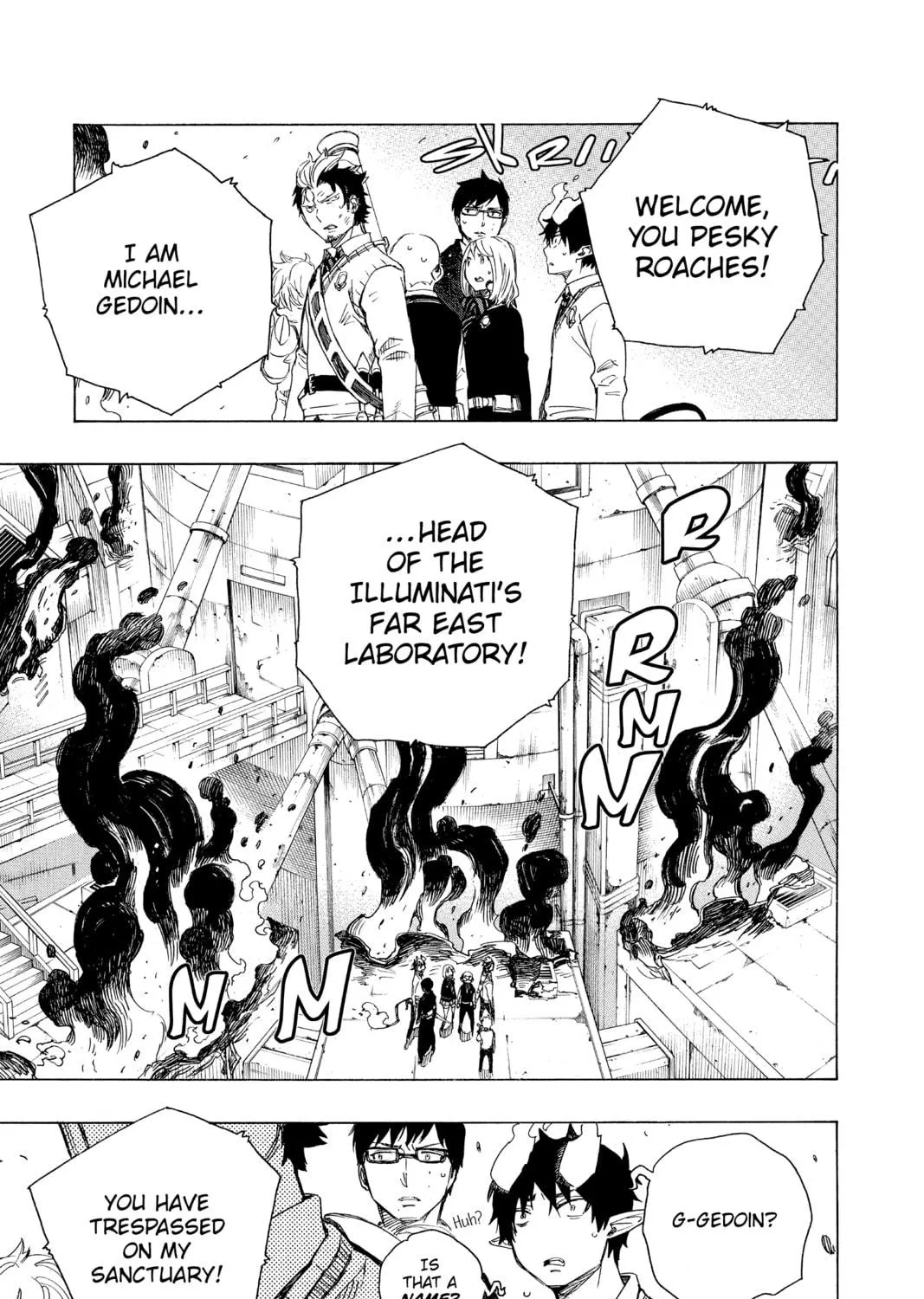 Read Blue Exorcist chapter 59 image 8 on Lezhin