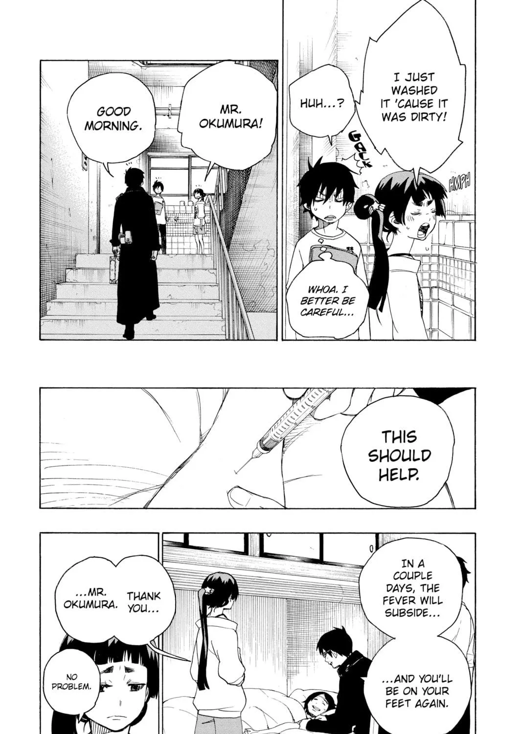 Read Blue Exorcist chapter 6 image 8 on Lezhin