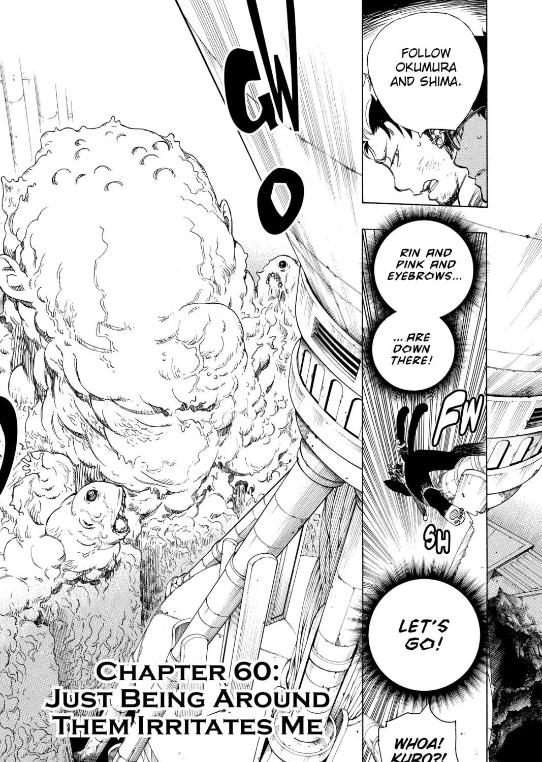 Read Blue Exorcist chapter 60 image 4 on Lezhin