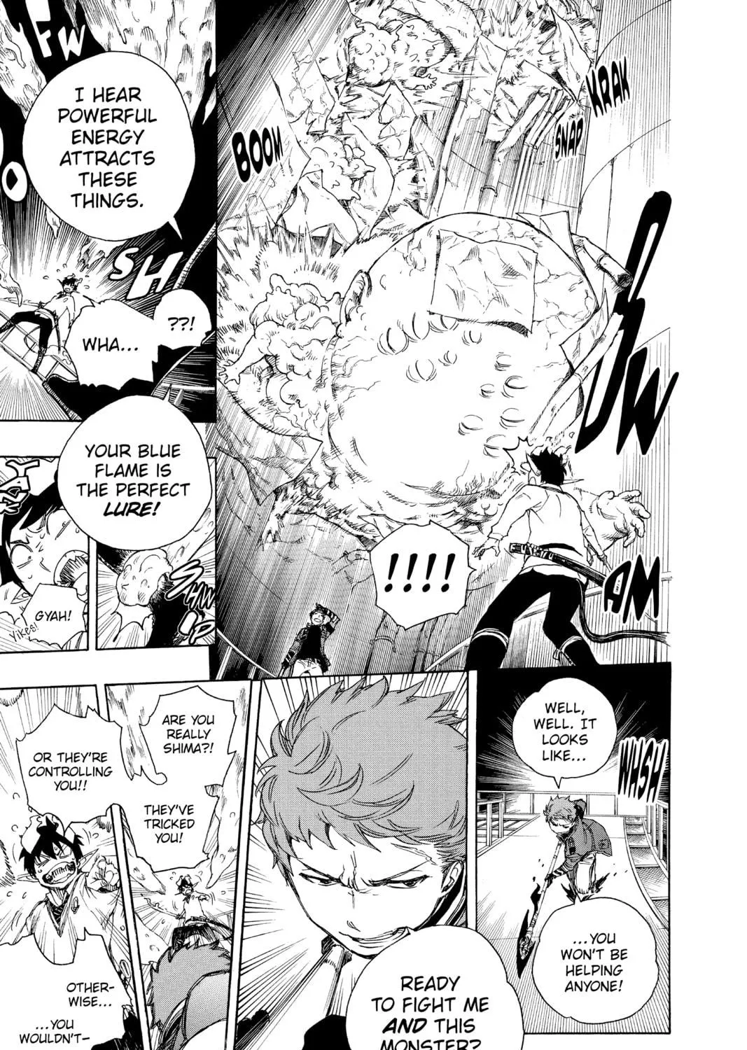 Read Blue Exorcist chapter 60 image 8 on Lezhin