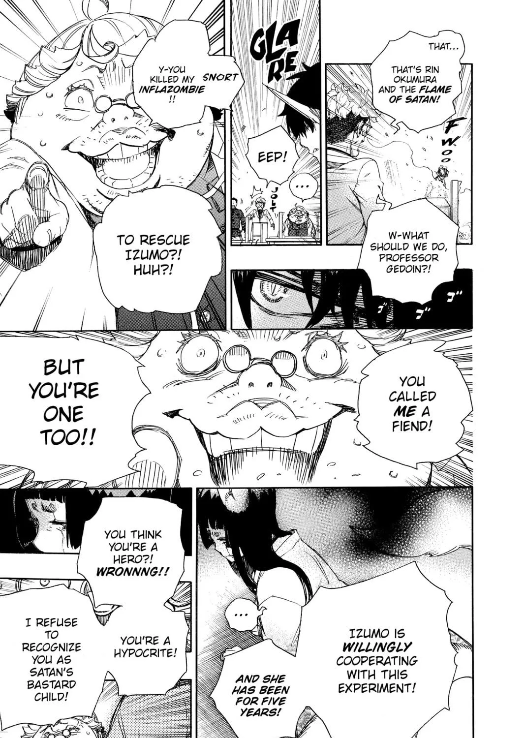 Read Blue Exorcist chapter 61 image 8 on Lezhin