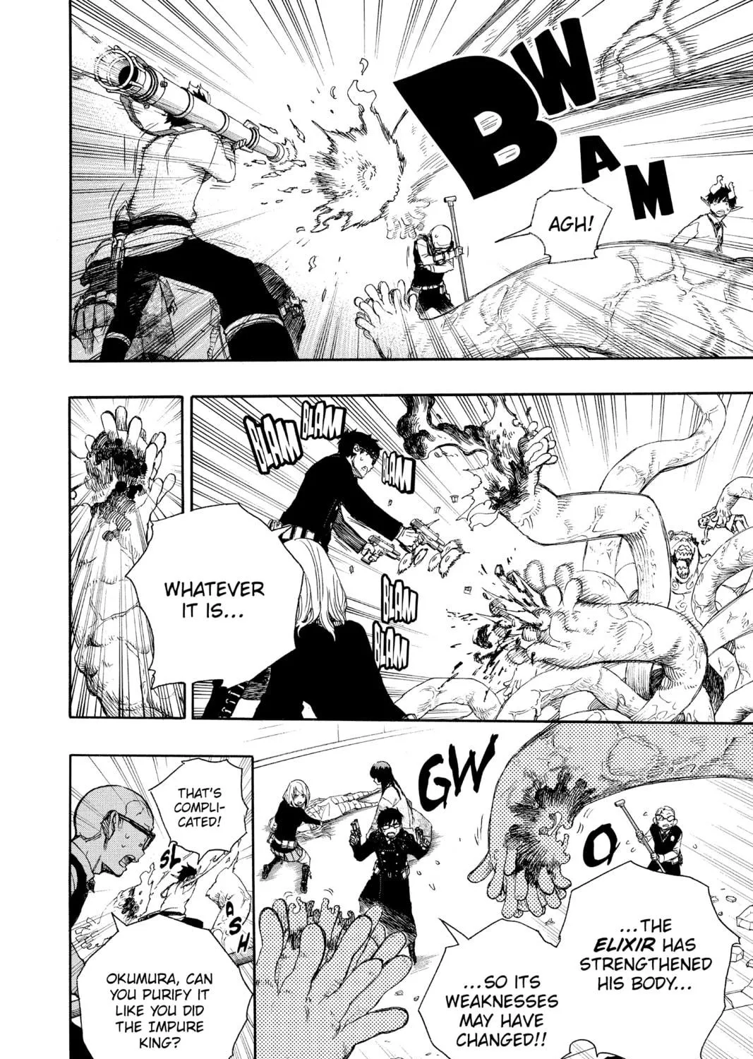 Read Blue Exorcist chapter 62 image 22 on Lezhin