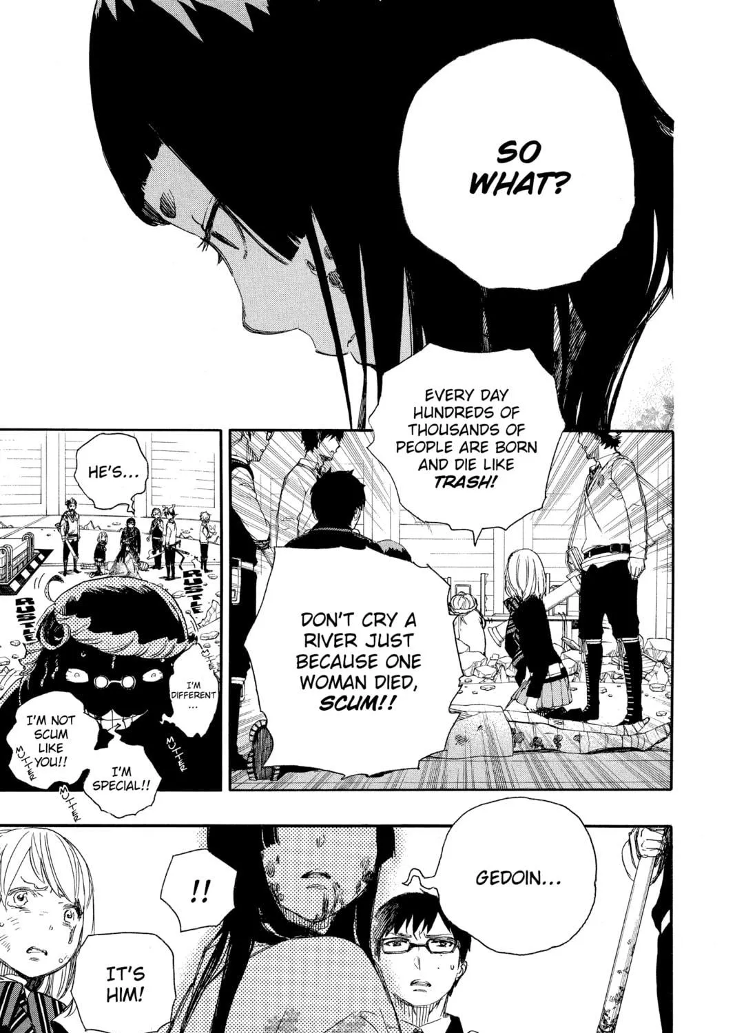 Read Blue Exorcist chapter 62 image 8 on Lezhin