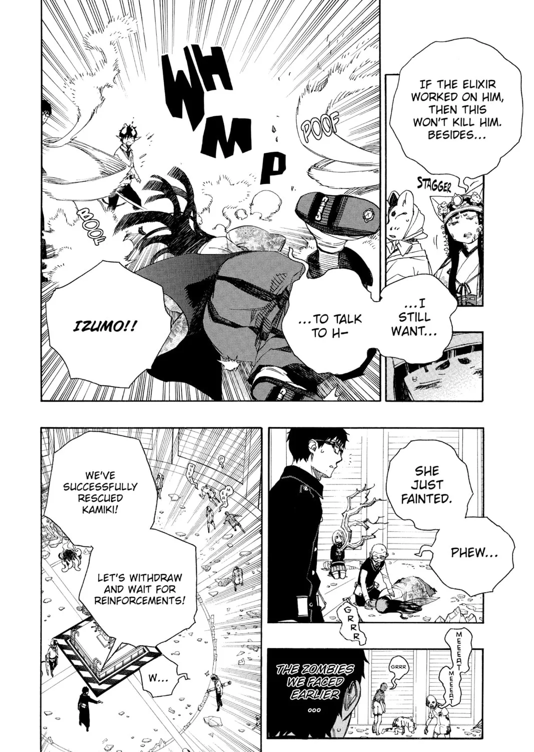 Read Blue Exorcist chapter 63 image 6 on Lezhin