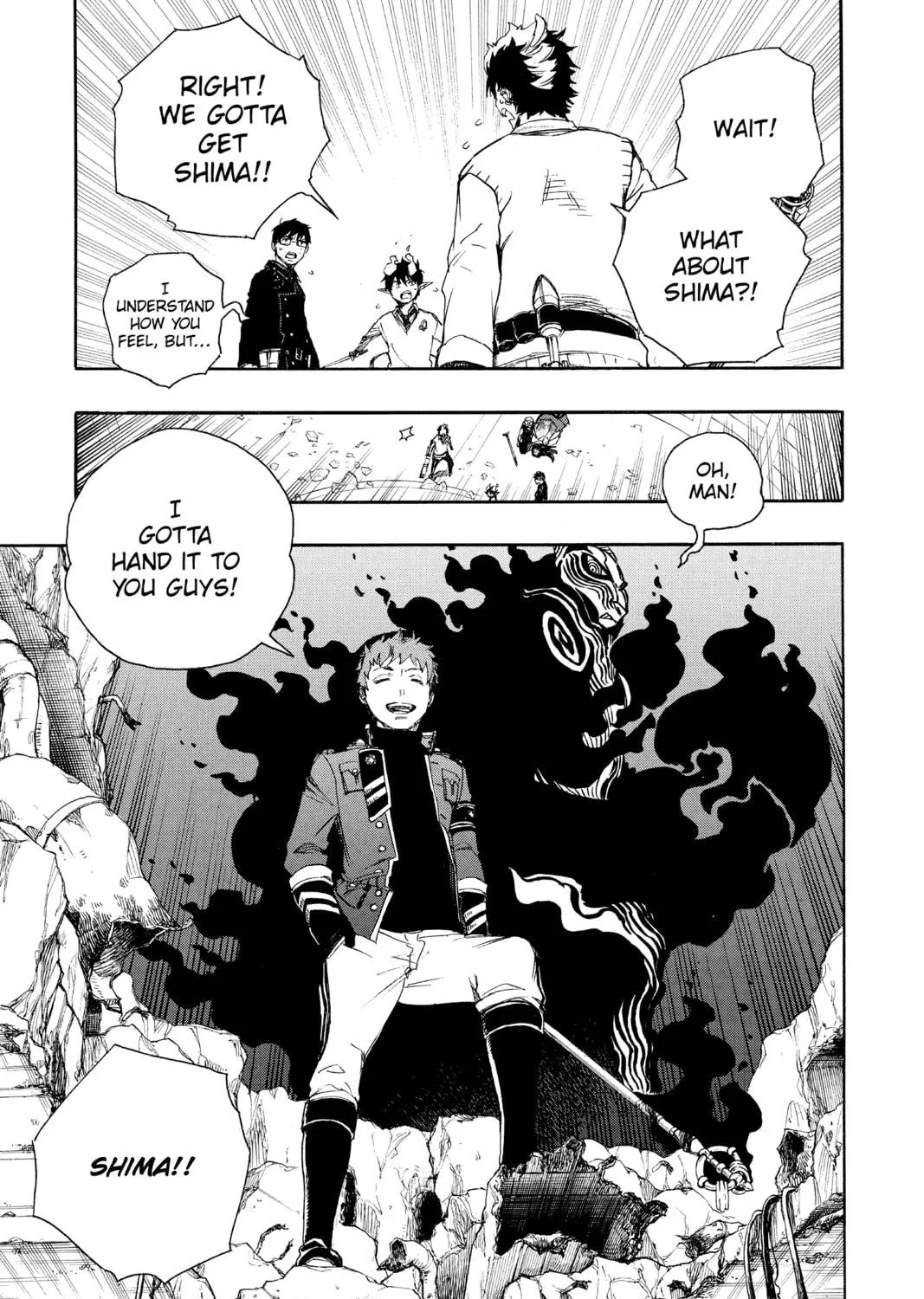 Read Blue Exorcist chapter 63 image 8 on Lezhin