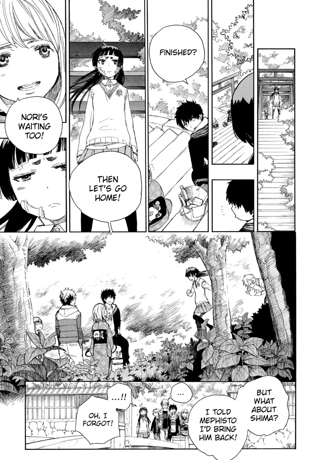 Read Blue Exorcist chapter 64 image 12 on Lezhin
