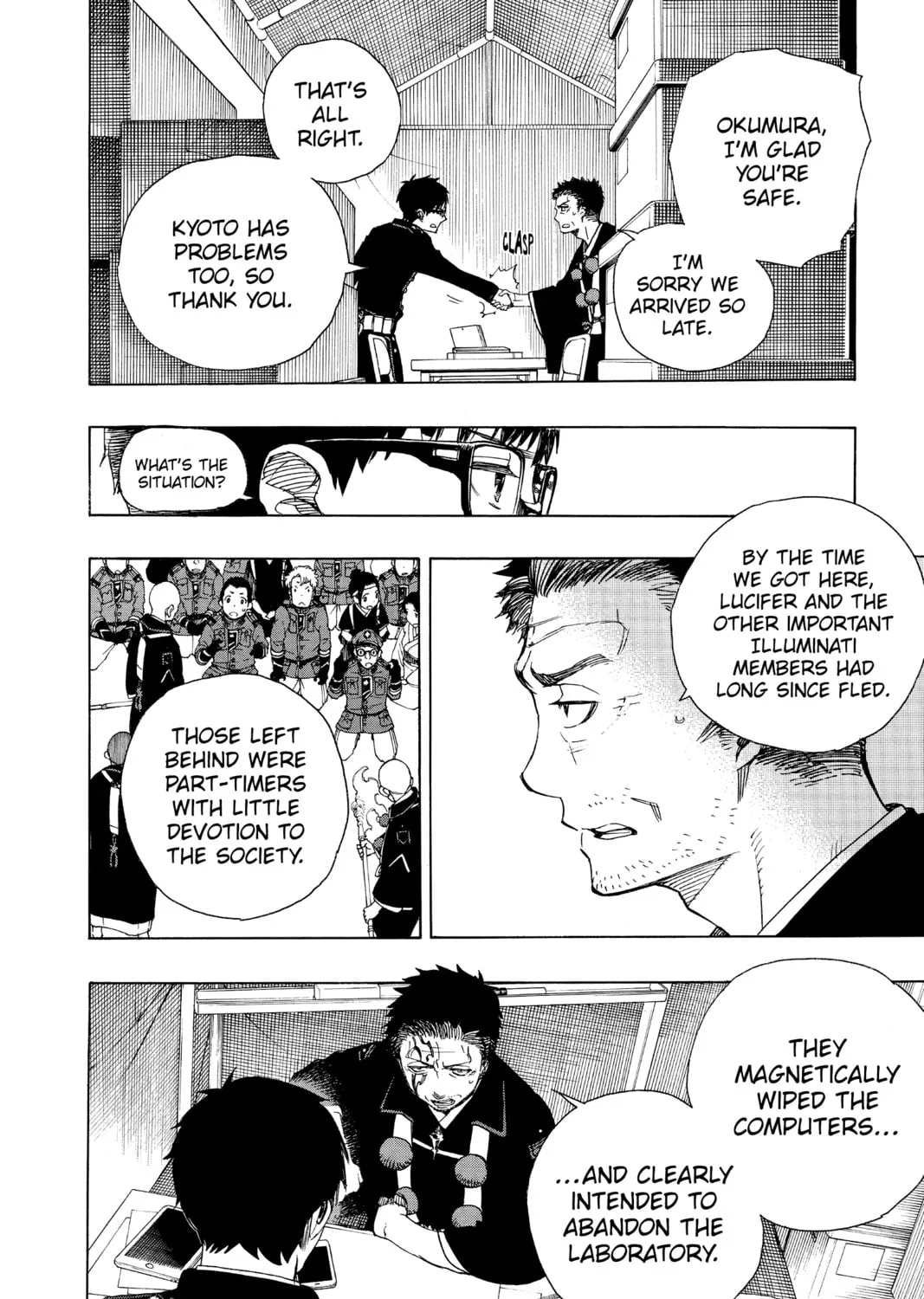 Read Blue Exorcist chapter 64 image 2 on Lezhin