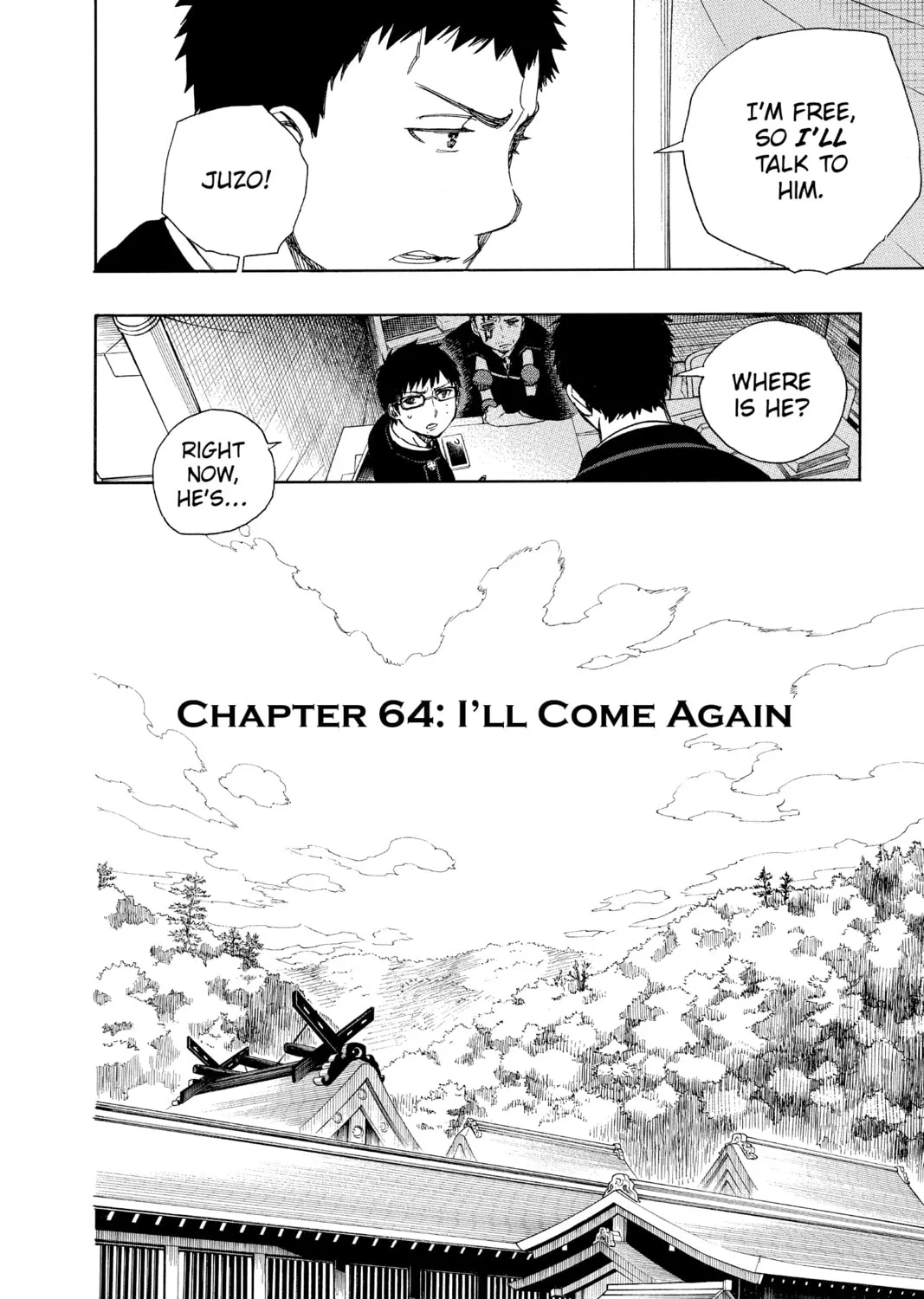 Read Blue Exorcist chapter 64 image 6 on Lezhin