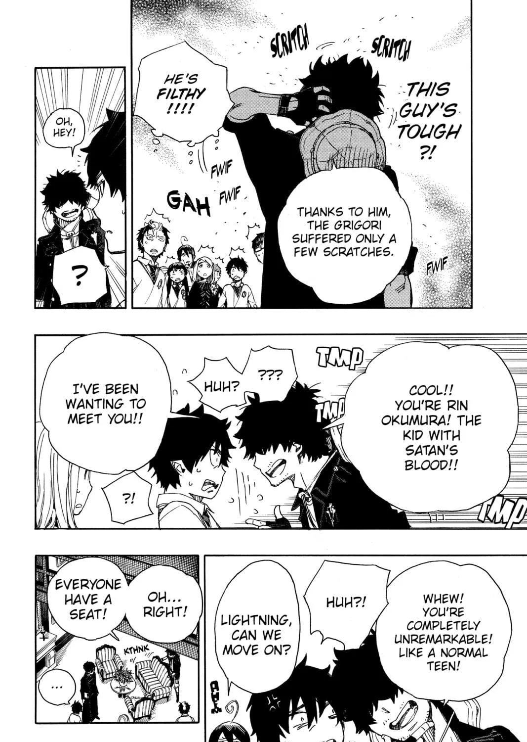 Read Blue Exorcist chapter 66 image 10 on Lezhin