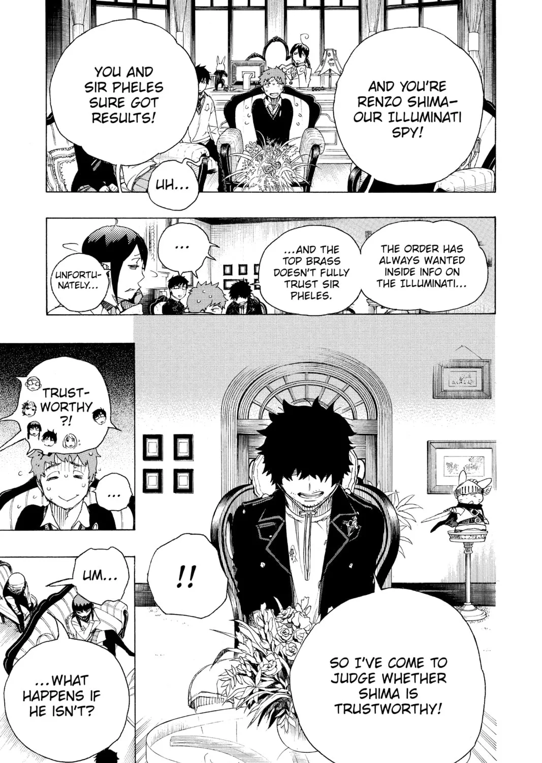 Read Blue Exorcist chapter 66 image 12 on Lezhin