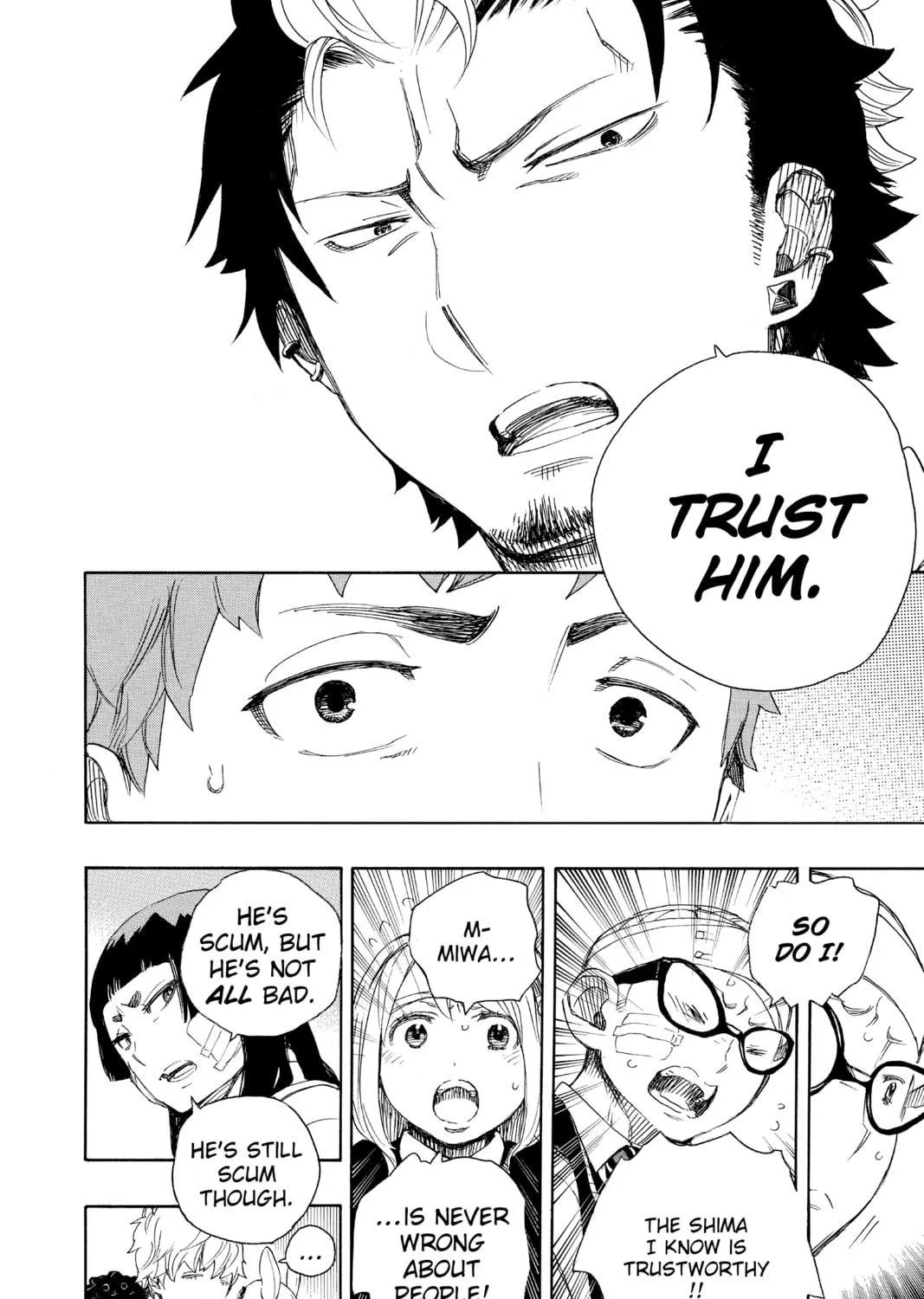 Read Blue Exorcist chapter 66 image 52 on Lezhin