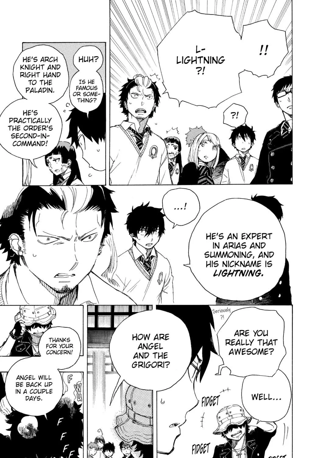 Read Blue Exorcist chapter 66 image 8 on Lezhin