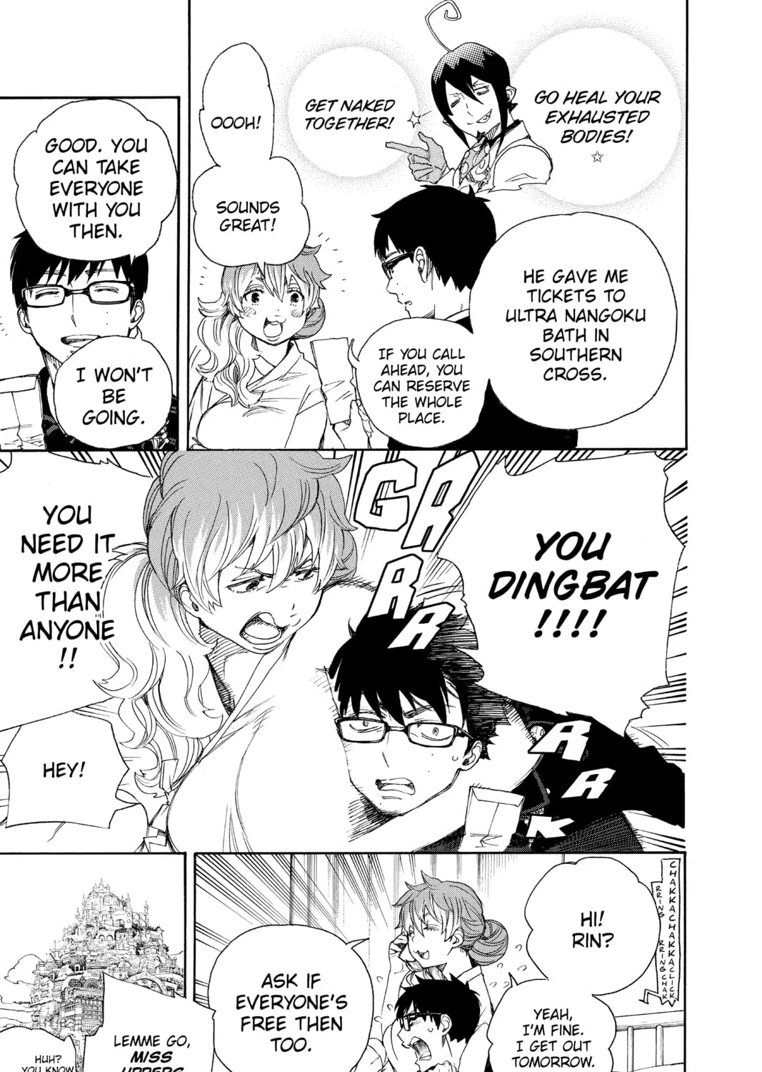 Read Blue Exorcist chapter 68 image 12 on Lezhin
