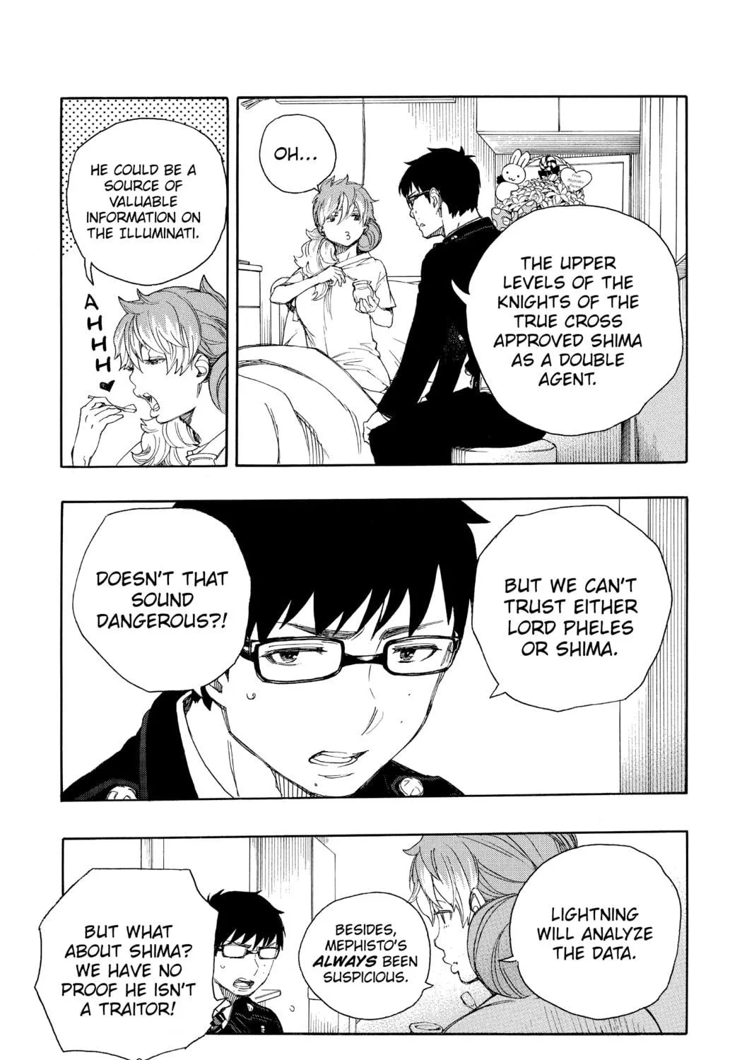 Read Blue Exorcist chapter 68 image 8 on Lezhin