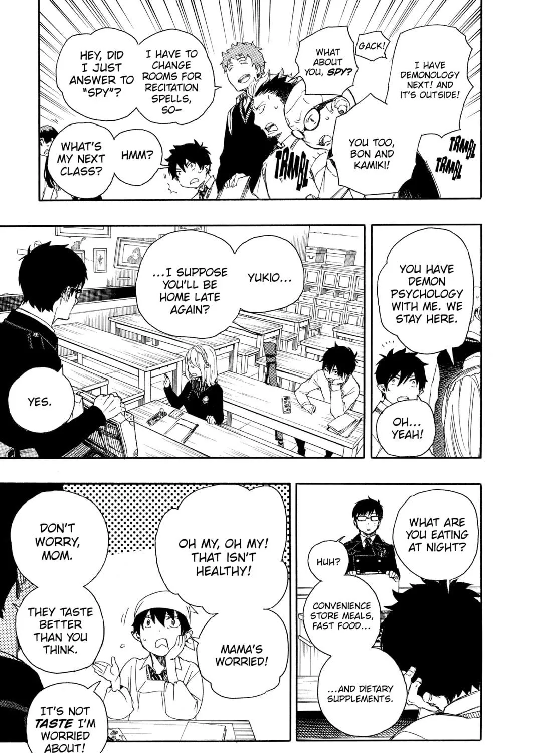 Read Blue Exorcist chapter 69 image 52 on Lezhin