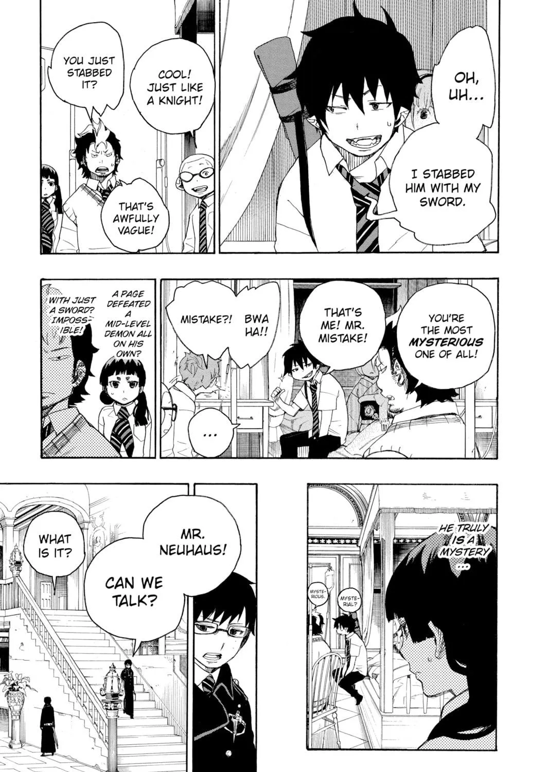 Read Blue Exorcist chapter 7 image 16 on Lezhin