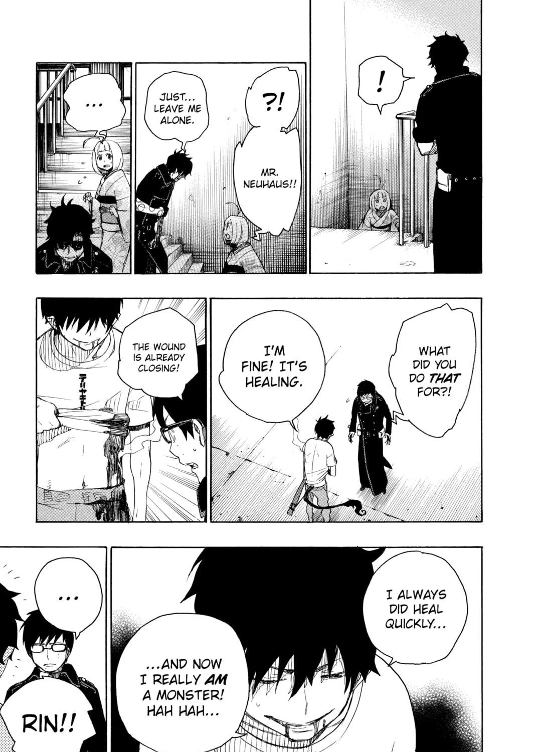 Read Blue Exorcist chapter 7 image 76 on Lezhin