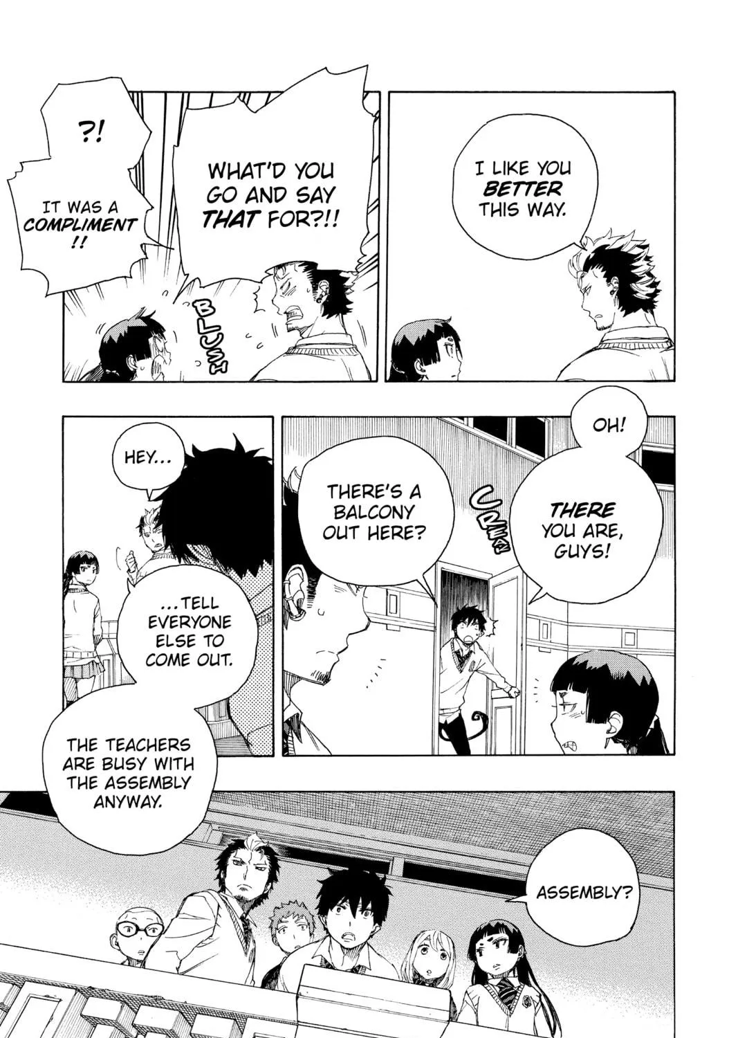 Read Blue Exorcist chapter 70 image 16 on Lezhin