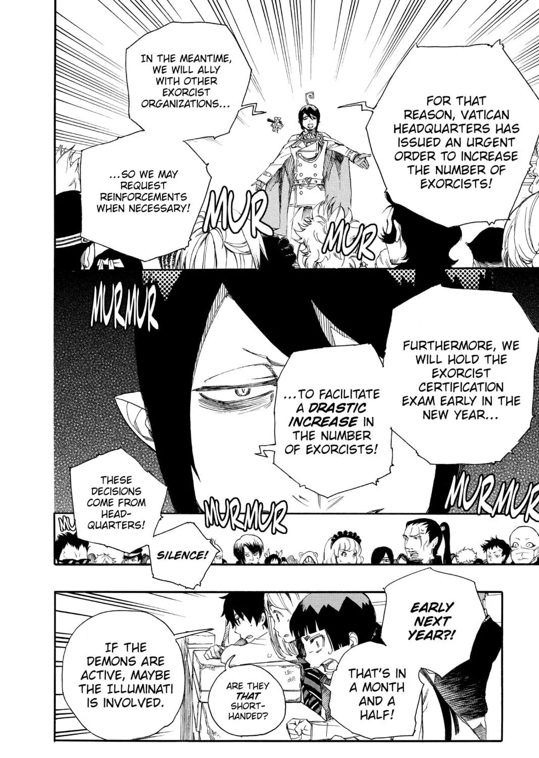 Read Blue Exorcist chapter 70 image 22 on Lezhin